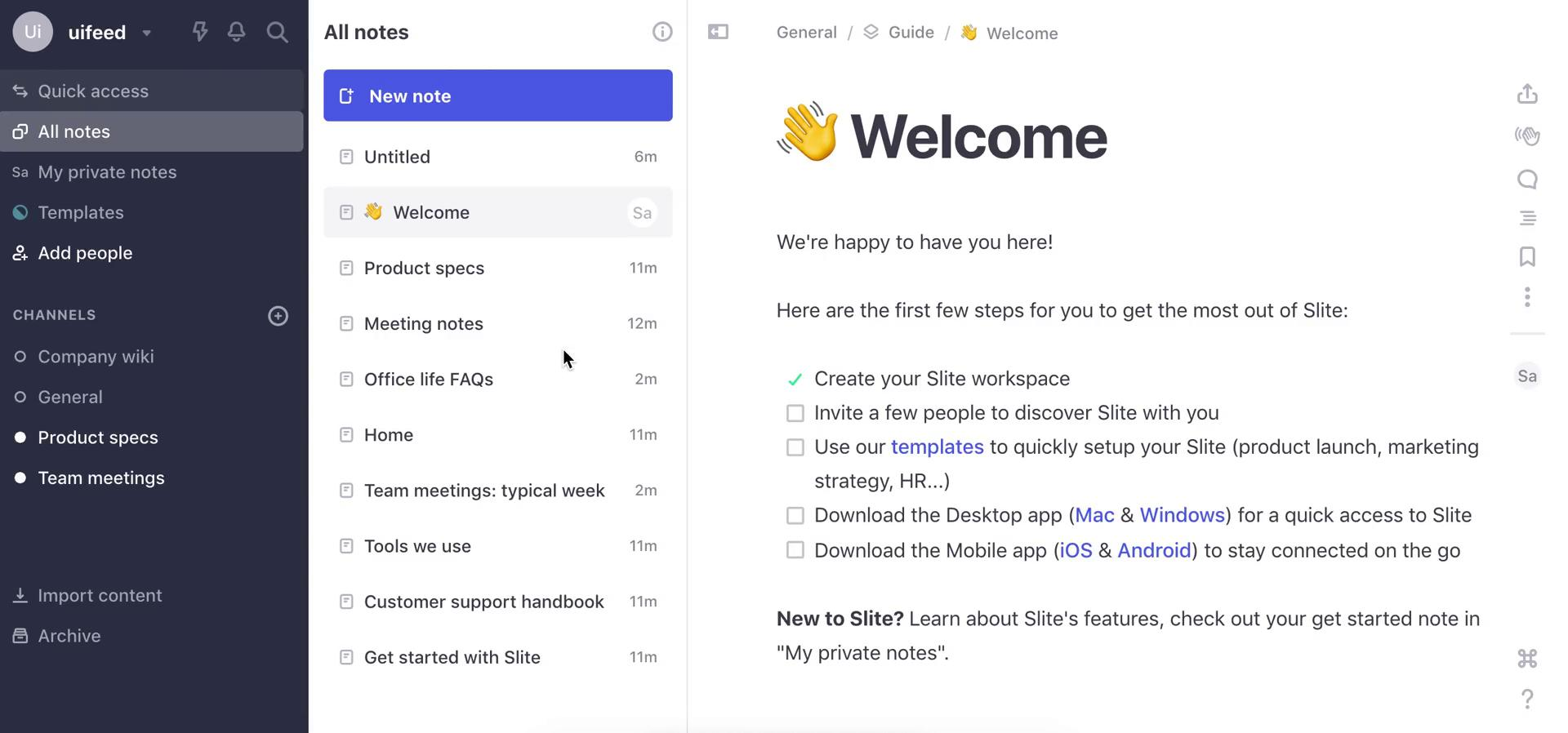Slite - 10 Reasons Why It's a Great Tool for Teams and Documents